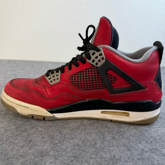 Nike Air Jordan 4 Retro Toro Bravo 2013 Red/Black (308497-603) Mens Size 8.5 main image 10